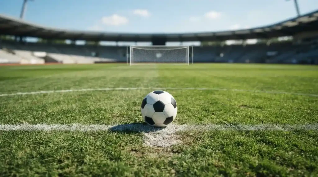 Sachliche Darstellung von Fußballwettbewerbe und Spielplan